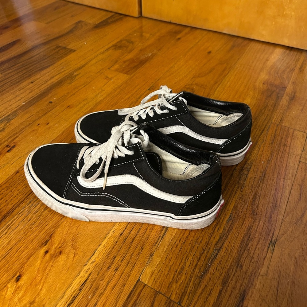 Vans Black and White Old Skool Sneakers